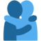 People Hugging emoji on Twitter